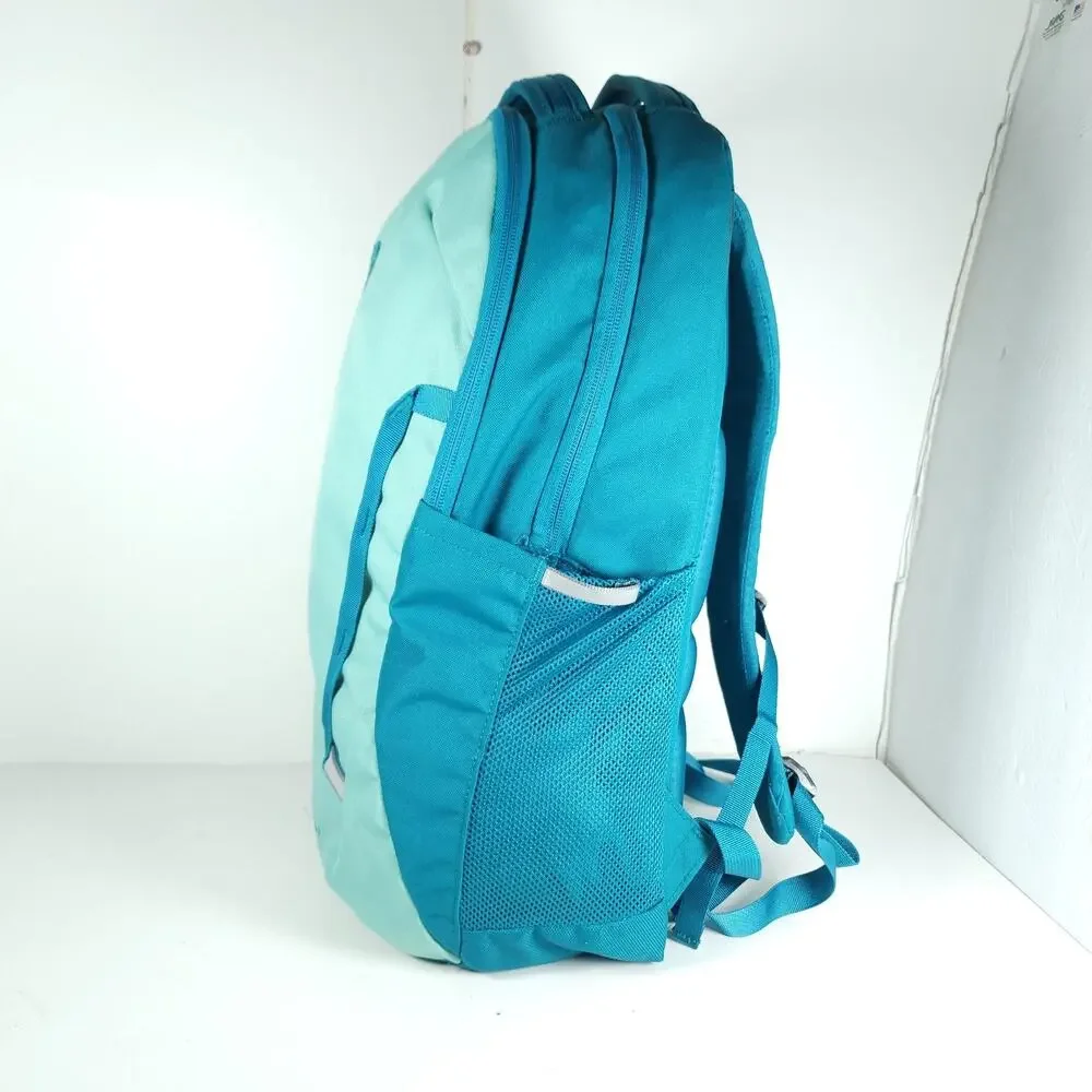 The North Face Vault Pale Teal / Blue Padded School Laptop Outdoor Backpack